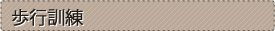 歩行訓練